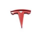 MODEL X "T" Badge Emblem Replacements (Various Colors) 