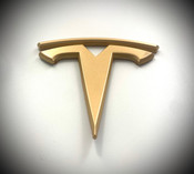 MODEL X "T" Badge Emblem Replacements (Various Colors) 