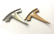 MODEL X "T" Badge Emblem Replacements (Various Colors) 