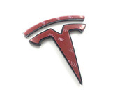 2021+ Model S  Premium"T" Badge Emblems (Various Colors) 