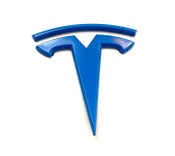 MODEL 3 "S-Style" T Badge Emblem Replacements (Custom Colors)