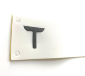 3.0 ~METAL~ TESLA Lettering Emblem Badge (NEW DESIGN / COLORS) 