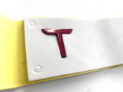 3.0 ~METAL~ TESLA Lettering Emblem Badge (NEW DESIGN / COLORS) 