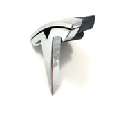 Genuine OEM Chrome Emblems Front/Rear (All Tesla Models 3/Y/S/X) 