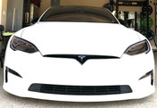 Genuine OEM BLACK Emblems Front/Rear (All Tesla Models 3/Y/S/X) 