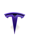 Metallic Purple Tesla Model X S Front Assembly "T" Emblem Badge Logo