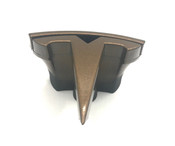 Bronze Model S/X front emblem assembly replacement 
