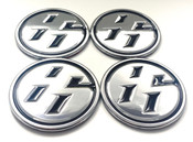 3D METAL "86" Wheel Cap Emblems 4pc Set (Various Colors) 