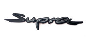 GLOSS BLACK ~METAL~ SUPRA Rear Letter Replacement Badge