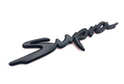 SATIN BLACK ~METAL~ SUPRA Rear Letter Replacement Badge