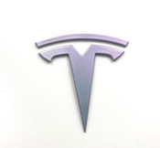 color shifting T badge emblem for tesla model y 3 s x q 2