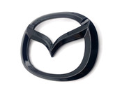 BLACK MAZDA Emblem Badge Replacement 90mm (Gloss or Matte) 