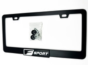 F-Sport Satin Black LEXUS License Plate Frame Stainless Steel (Type 2) 