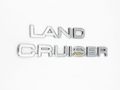 LAND CRUISER Lettering Badge Set 2pc Replacement (Chrome) 