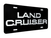 Land Cruiser FRONT VANITY License Plate (Chrome Logo) 