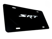 SRT FRONT VANITY License Plate with Chrome Logo 