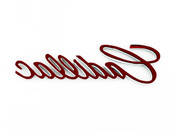 Cursive Cadillac Emblem (Various Colors) 