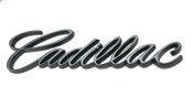 Cursive Cadillac Emblem (Various Colors) 