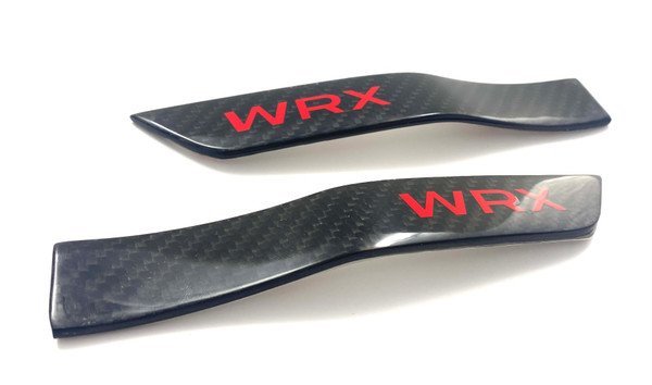 2015-2021 WRX Genuine Carbon Fiber Fender Emblem Set 2pc 