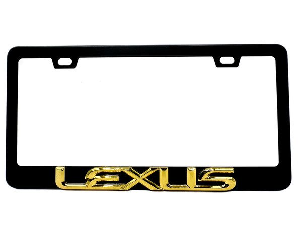 Lexus sc300 gx rx tx rx350 black license plate frame satin genesis