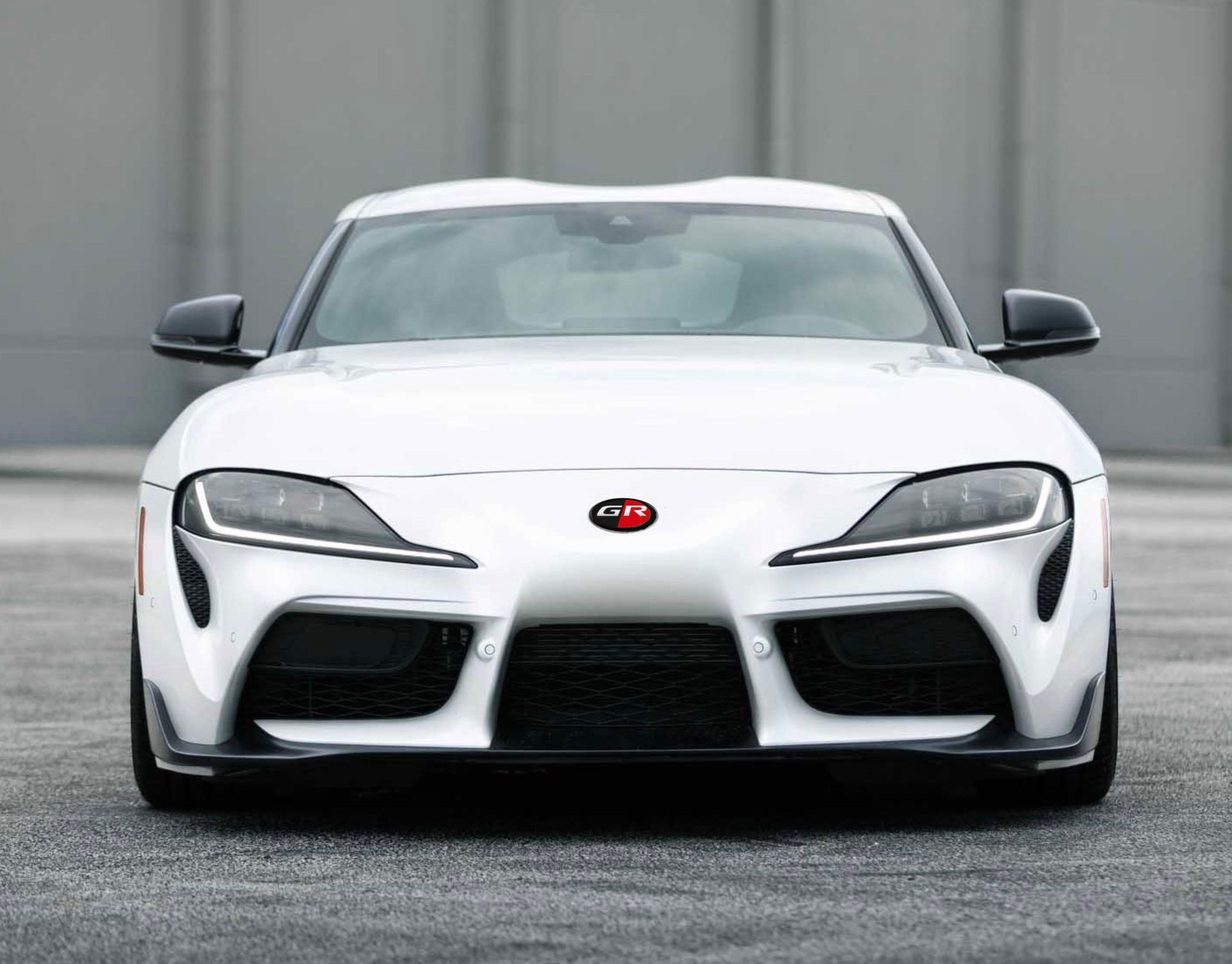 gr oval replacement badge emblem front rear for Supra GR86 Yaris
