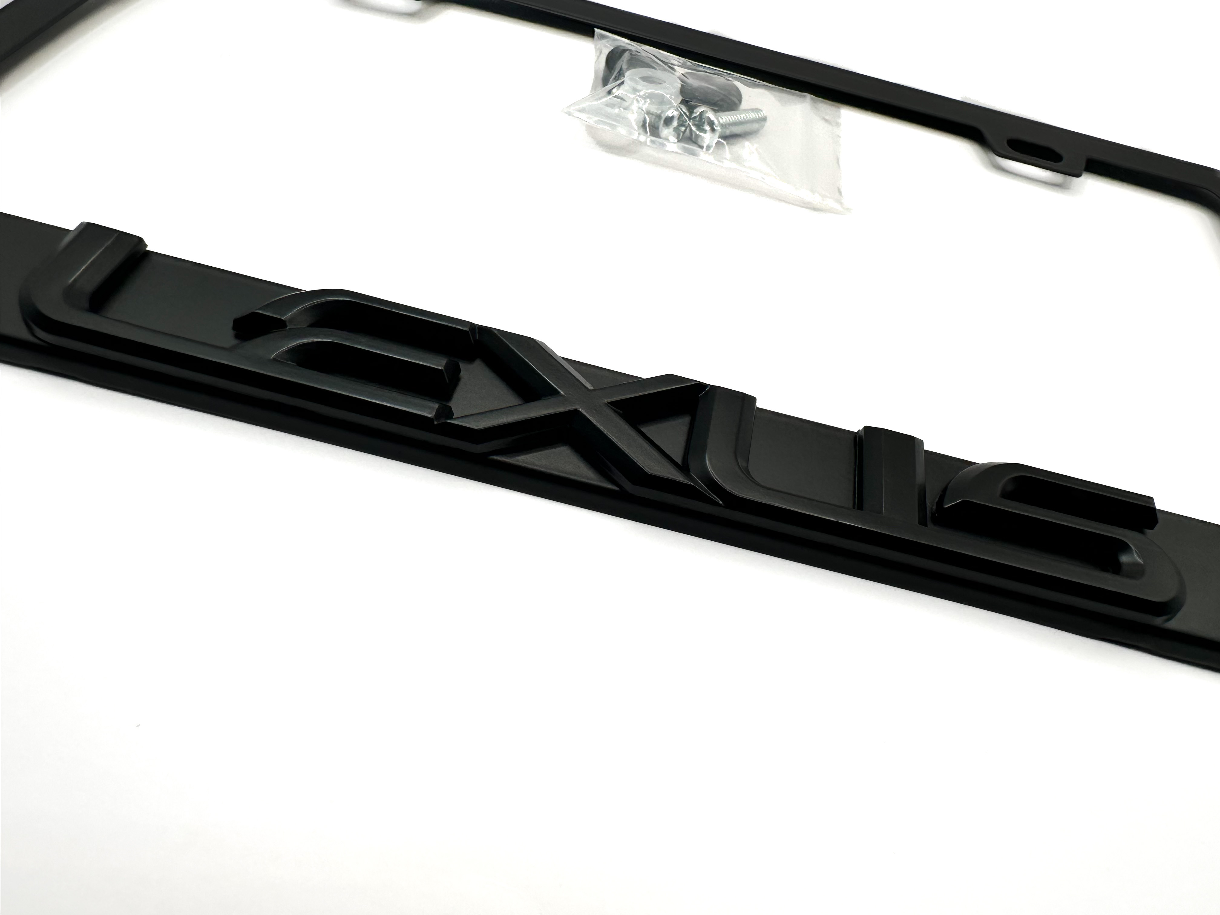 Lexus sc300 gx rx tx rx350 black license plate frame satin genesis