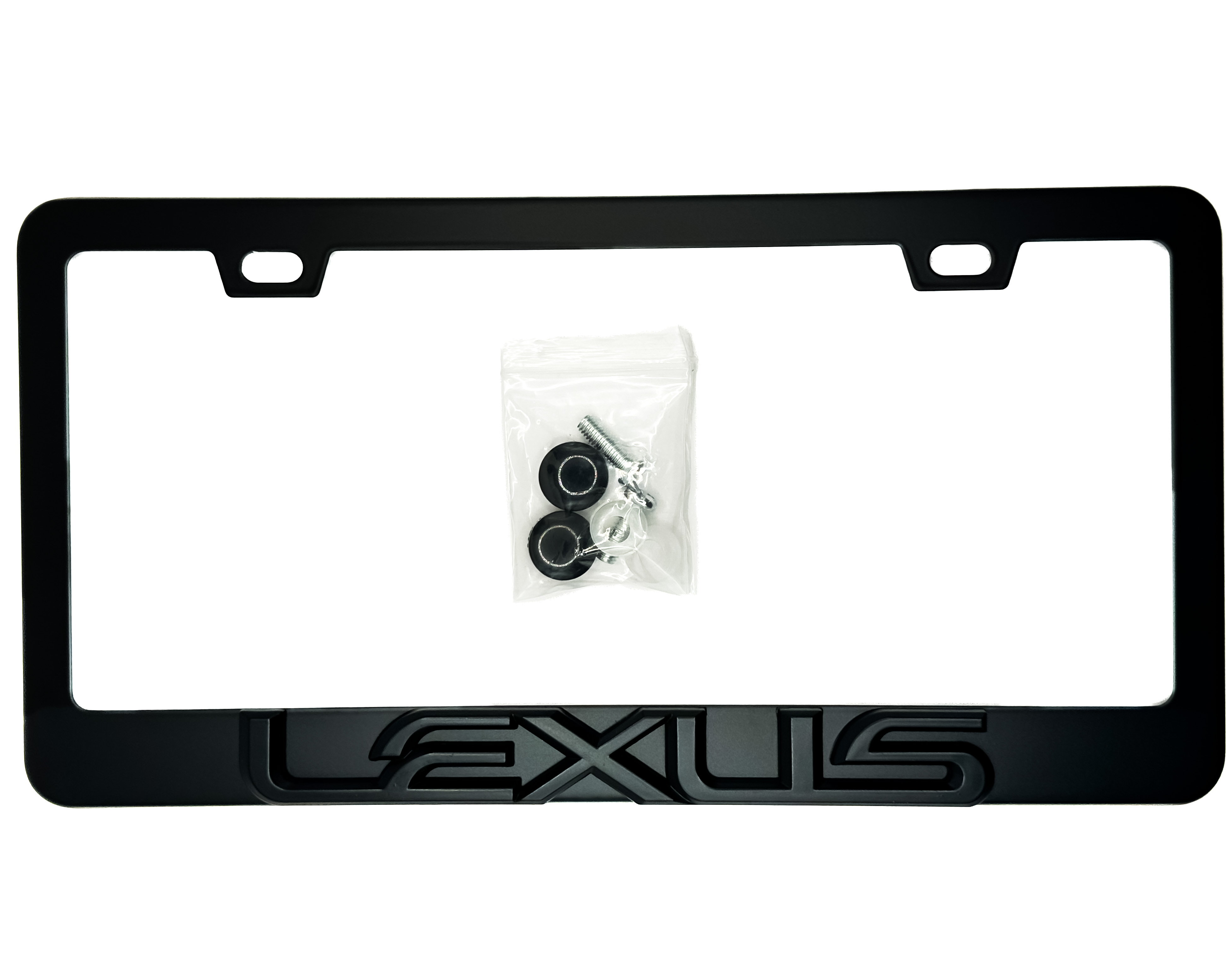 Lexus sc300 gx rx tx rx350 black license plate frame satin genesis