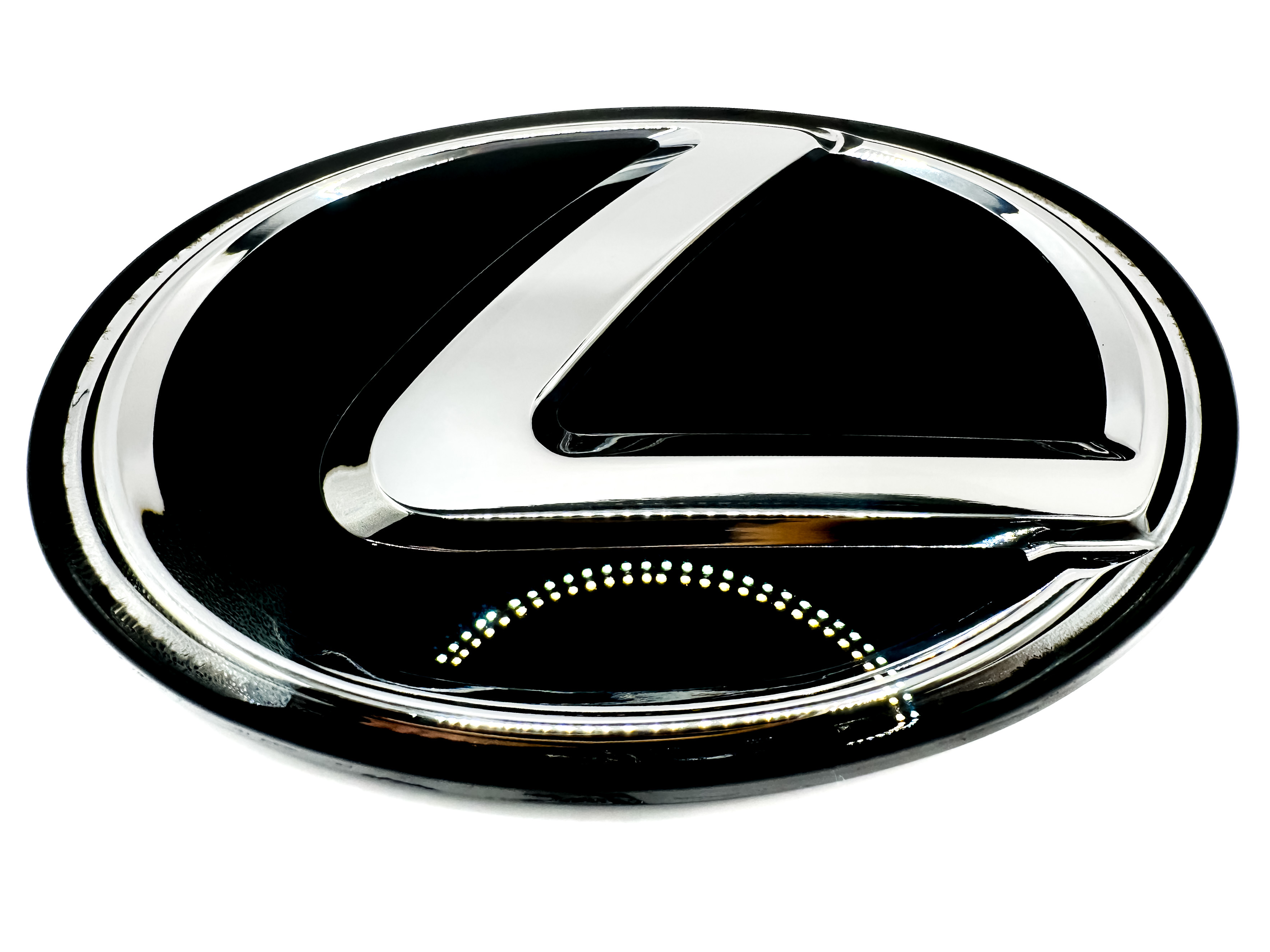 LEXUS OEM Front Badge 175mm x 125mm Size. No Radar, not compatible