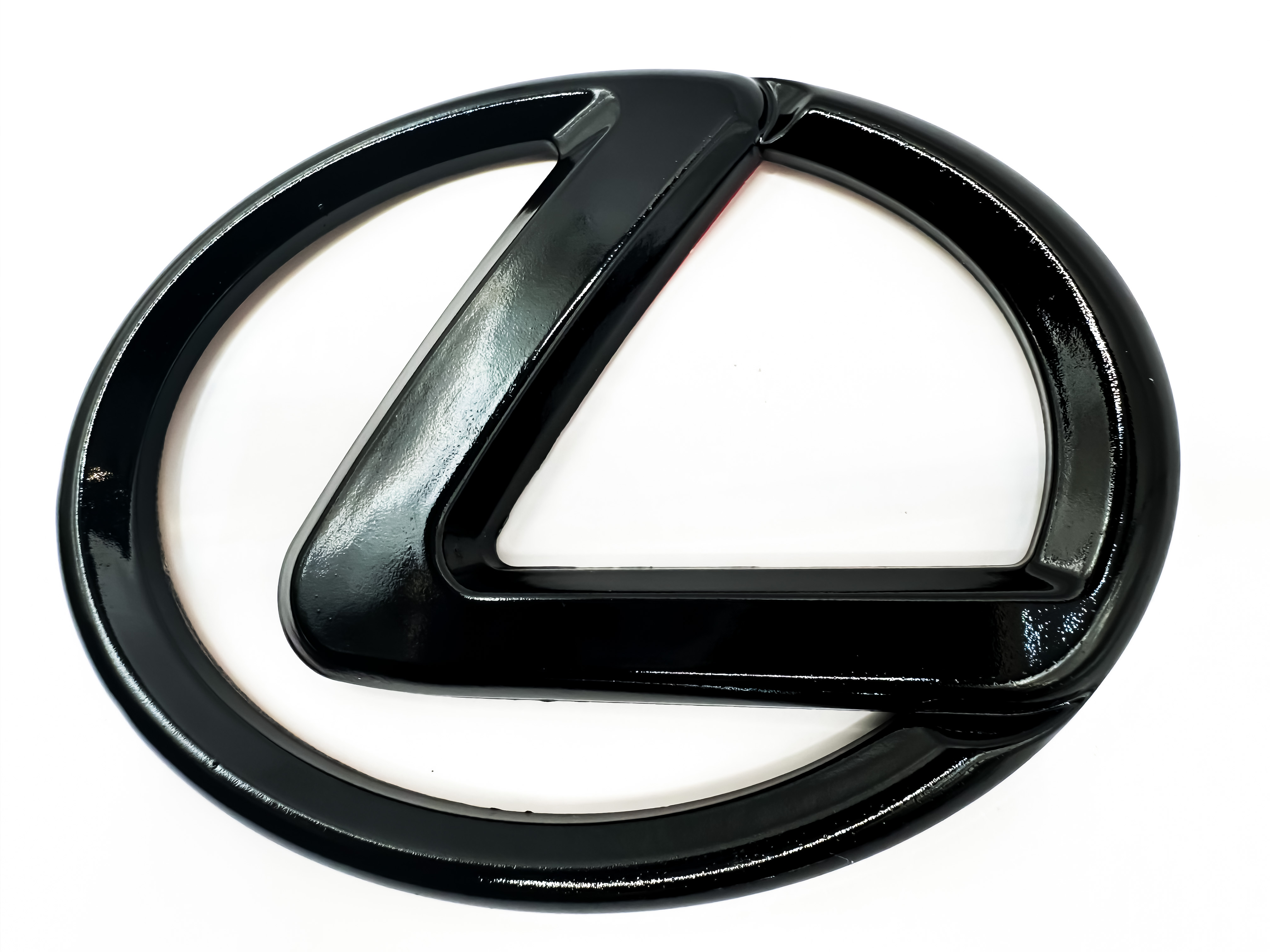Lexus black oval L-Logo replacement badge emblem logo matte gloss