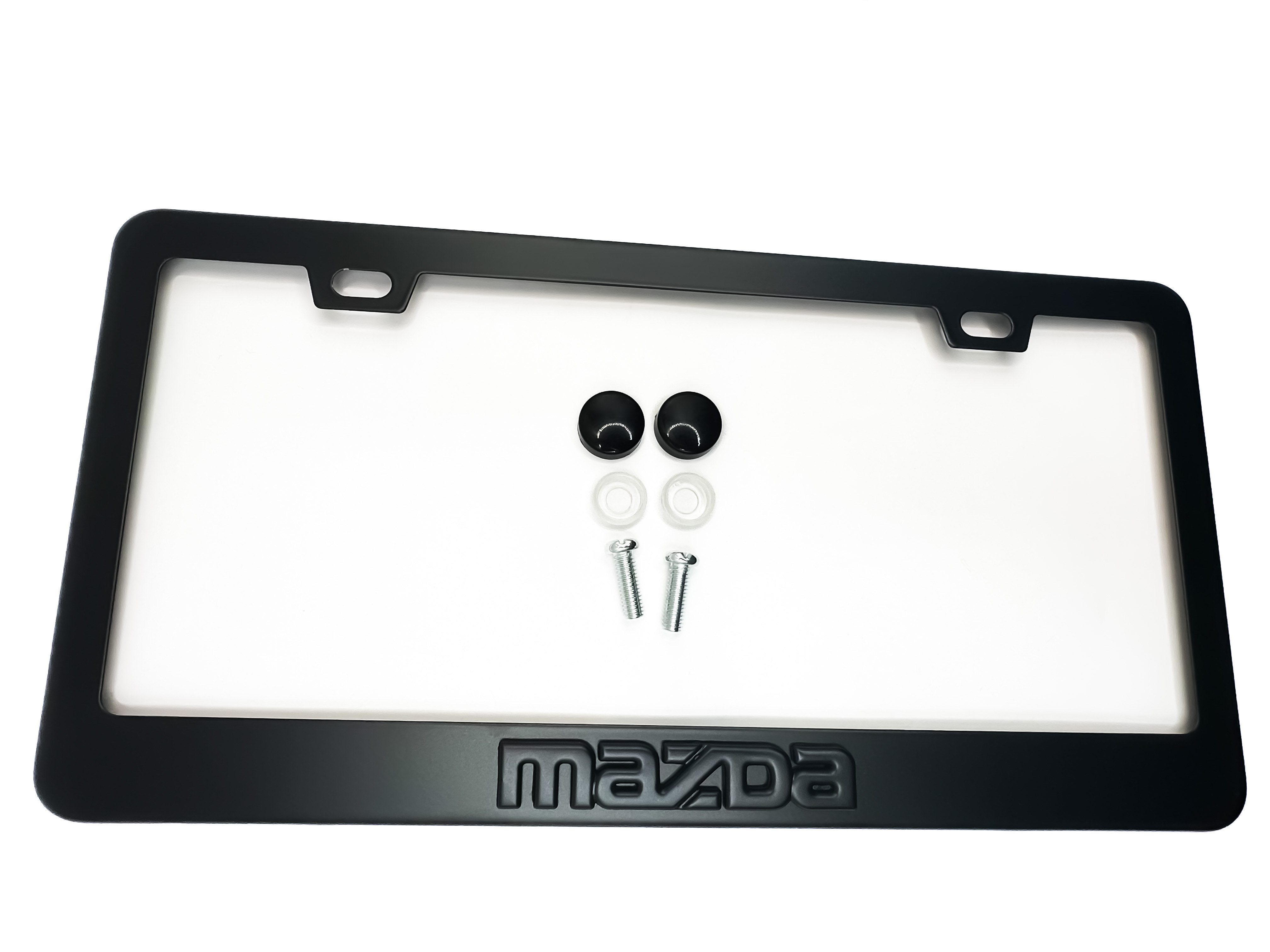 Mazda black license plate frame mazda2 mazda3 mazda6 cx-3 cx-30 cx