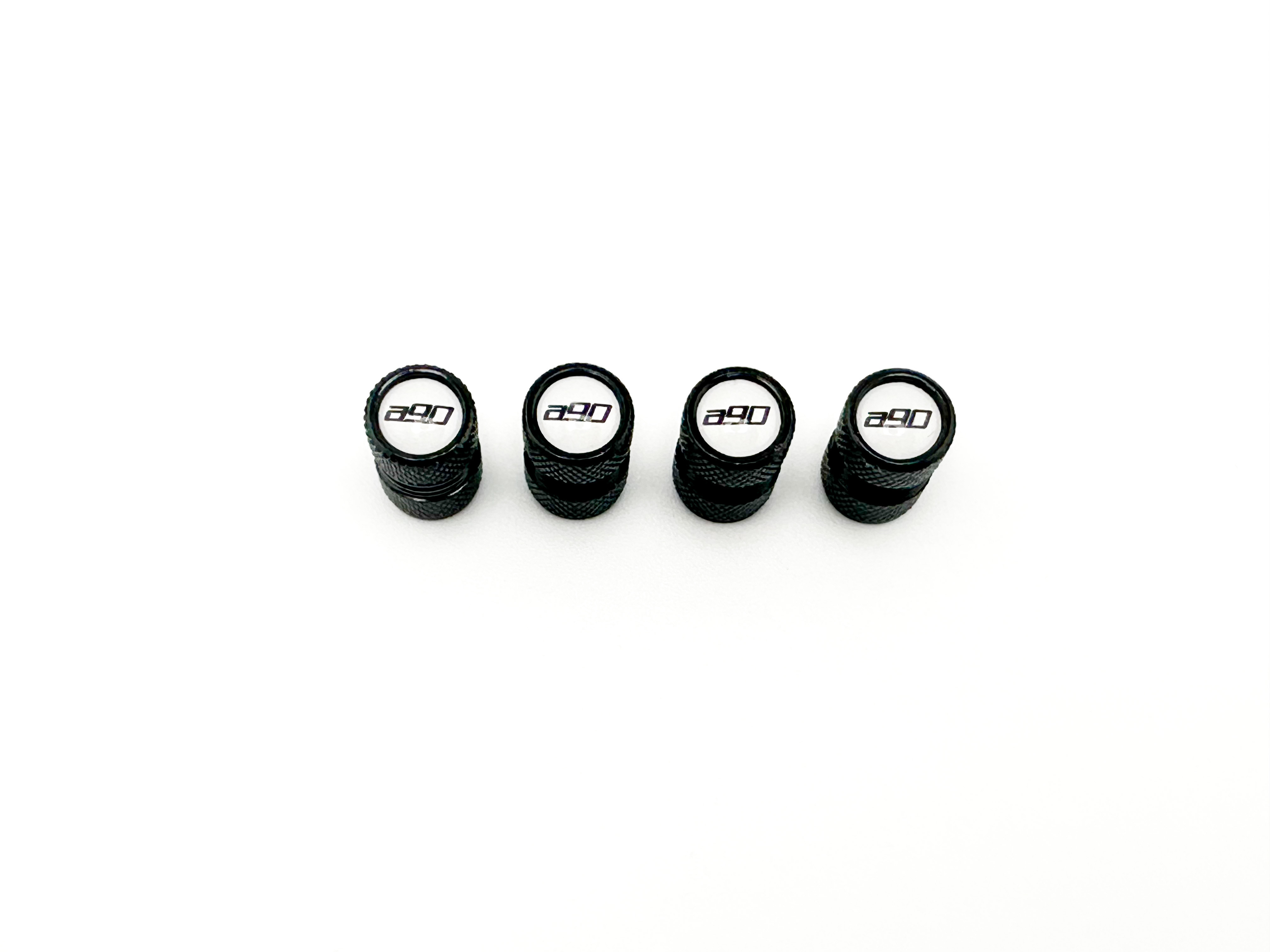 Supra a90 valve caps 4pc black white 2020 2021 2022 2023 2024 2025