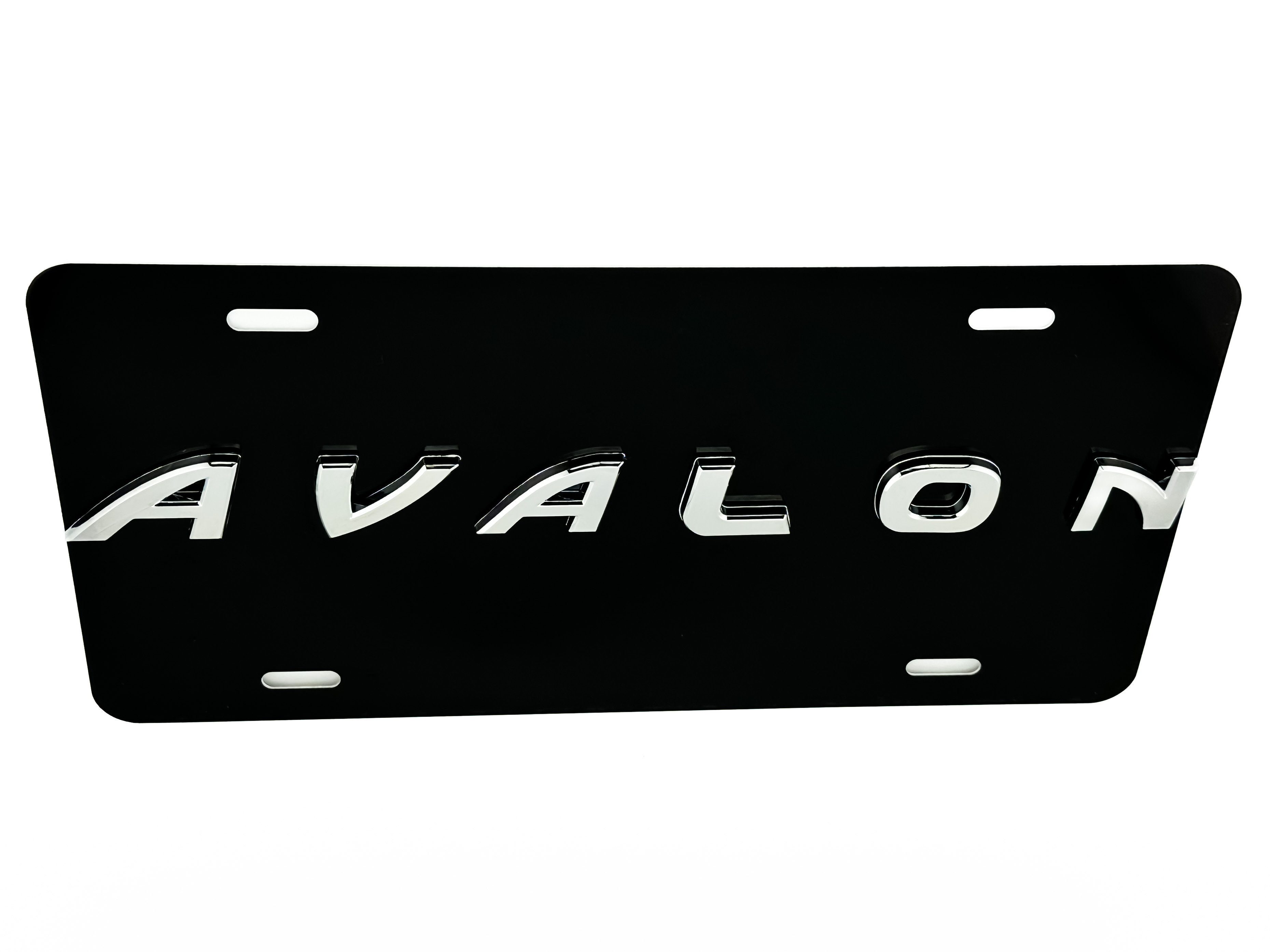 AVALON AWD TRD RED Toyota black front vanity license plate frame