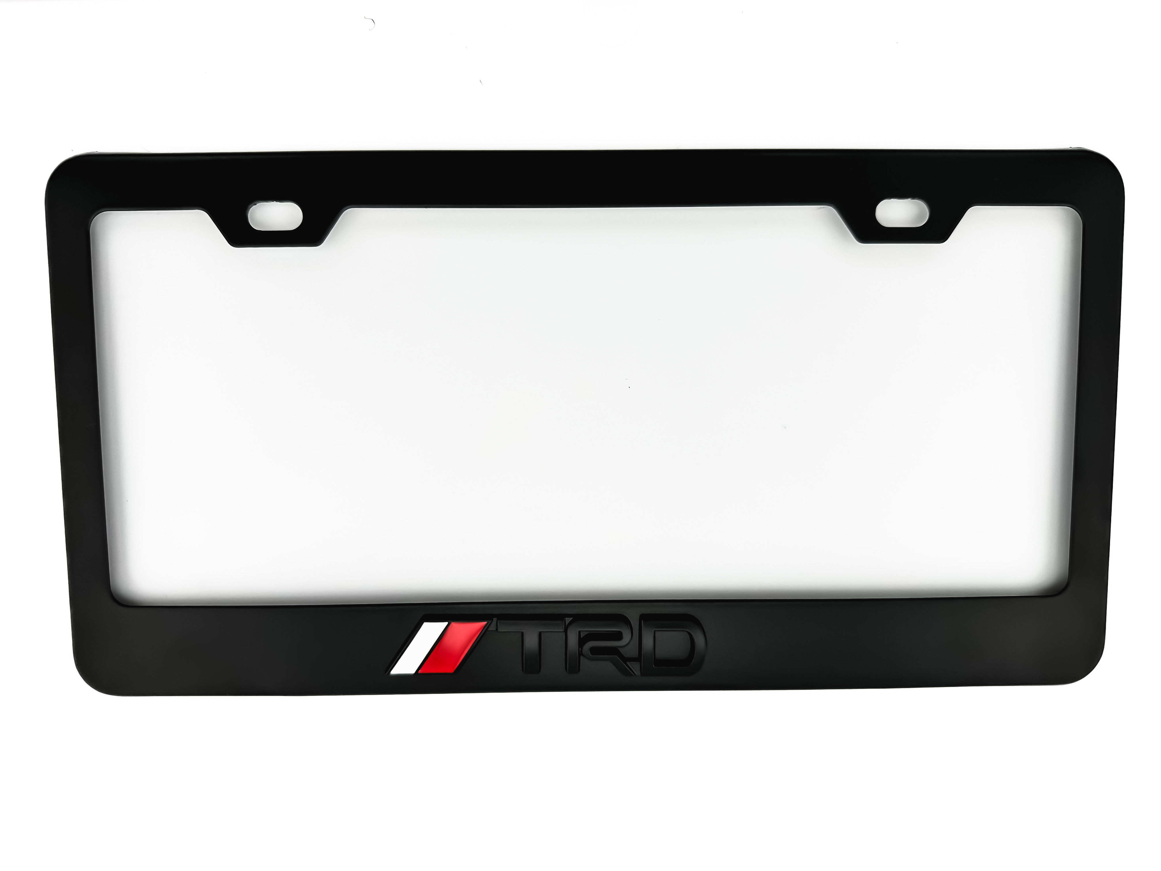 TRD metal black license plate frame tacoma tundra camry corolla