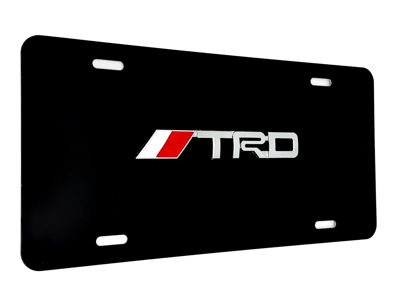 TRD Toyota black front vanity license plate frame camry corolla