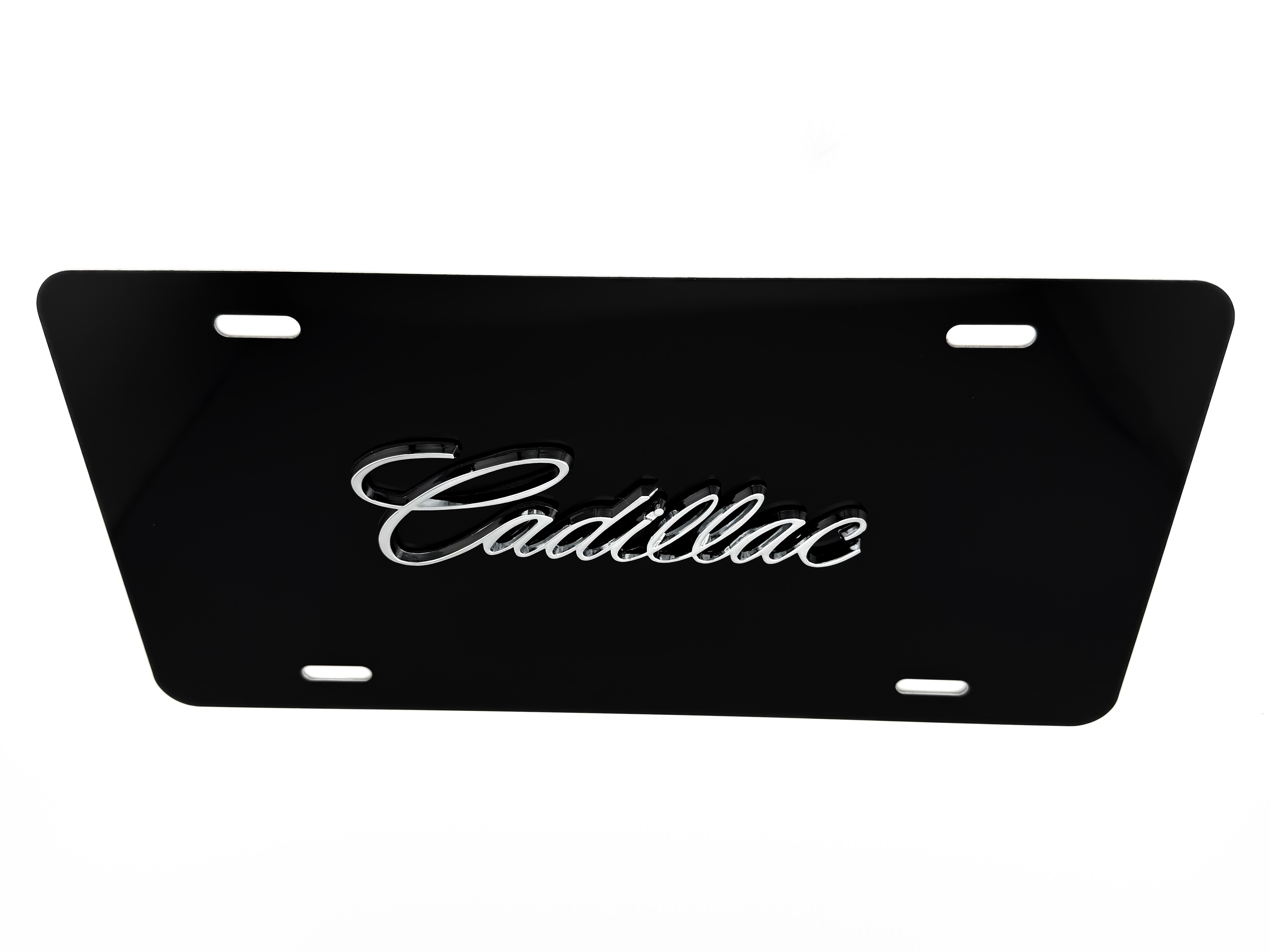 cadillac black front vanity plate frame gloss matte satin OEM ct4 ct5