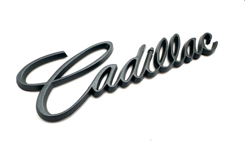 cursive cadillac accent emblem 5.75 inch size rear front side chrome ...