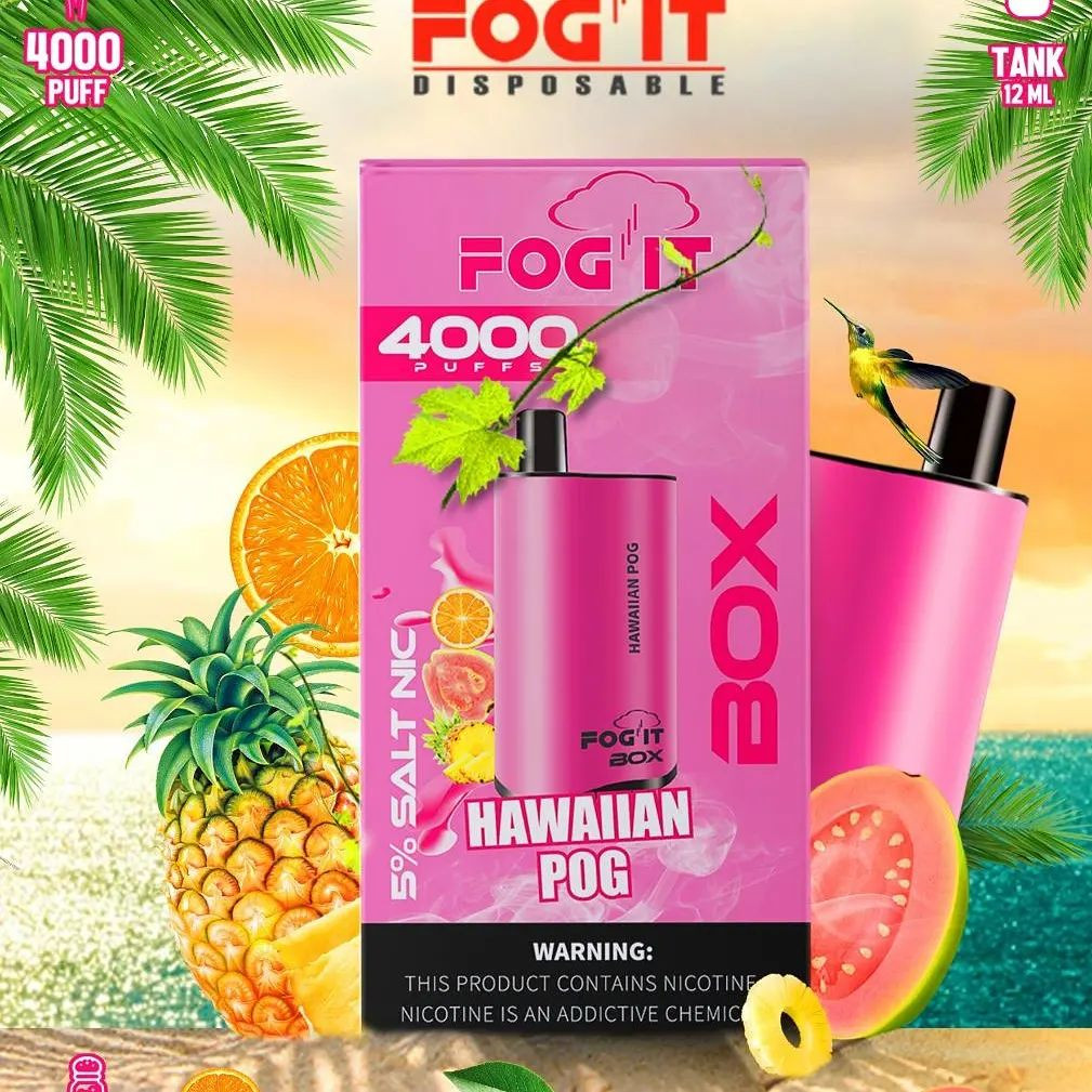 FOG IT VAPE 4000 PUFFS- HAWAIIAN POG