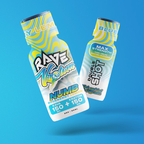 Rave Kratom Numb - Kratom + Kava Double Shot | 60ml