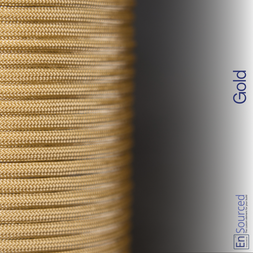 Paracord Sleeving - Gold