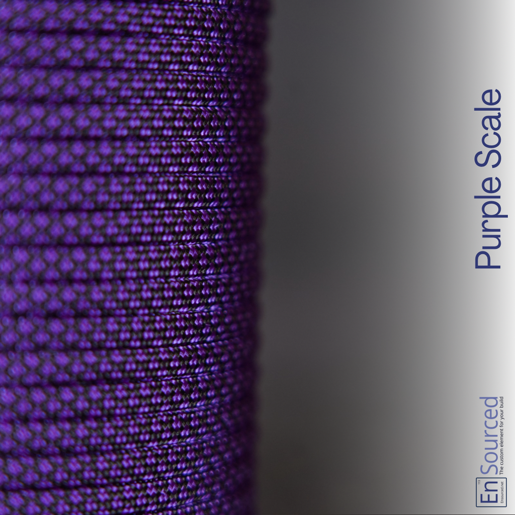Paracord Sleeving - Purple Scale