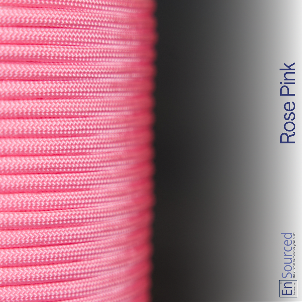 Paracord Sleeving - Rose Pink
