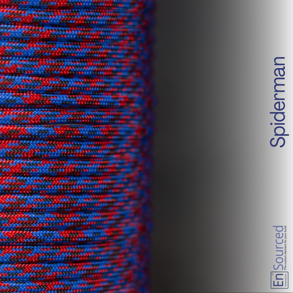 Paracord Sleeving - Spiderman