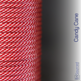 Paracord Sleeving - Candy Cane