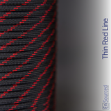 Paracord Sleeving - Thin Red Line
