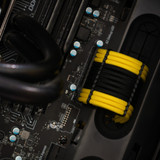 Order 8537 - Black | Yellow sleeving with Black Wire Wraps