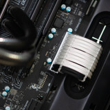 Order 8125 - Black | White sleeving with Semi-Clear Wire Wraps