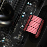 Order 8108 - Rose Pink sleeving with Black Wire Wraps