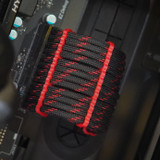 Order 11093 - Thin Red Line sleeving with Red Wire Wraps