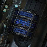 Order 11102 - Midnight Blue | Moonstruck | Thin Blue Line | Touch of Gray sleeving with Black Wire Wraps