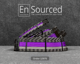 Acid Purple and Gray Lian Li Modular Cables